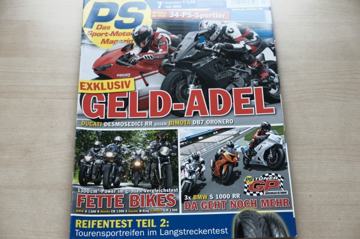 Deckblatt PS Sport Motorrad (07/2010)